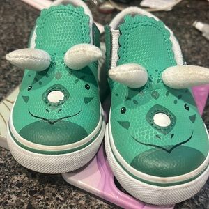 Vans Toddler Dinosaur Slip On Shoes